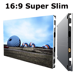 LSP Series Super Slim 600 * 337,5 mm fínn pixla kasta 16: 9 stærðarhlutfall leiddi spjaldið Árangursríkur vídeóveggur fyrir 2K / 4K / 8K LED sjónvarp